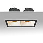 ART-SQ-180x2 LED светильник встраиваемый полуповоротный Downlight   -  Встраиваемые светильники 